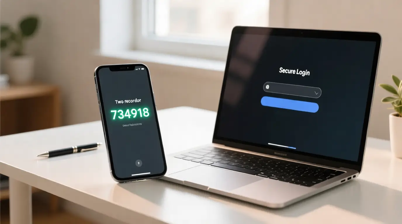 Autenticação de dois fatores 2FA em smartphone com código de verificação para app de apostas