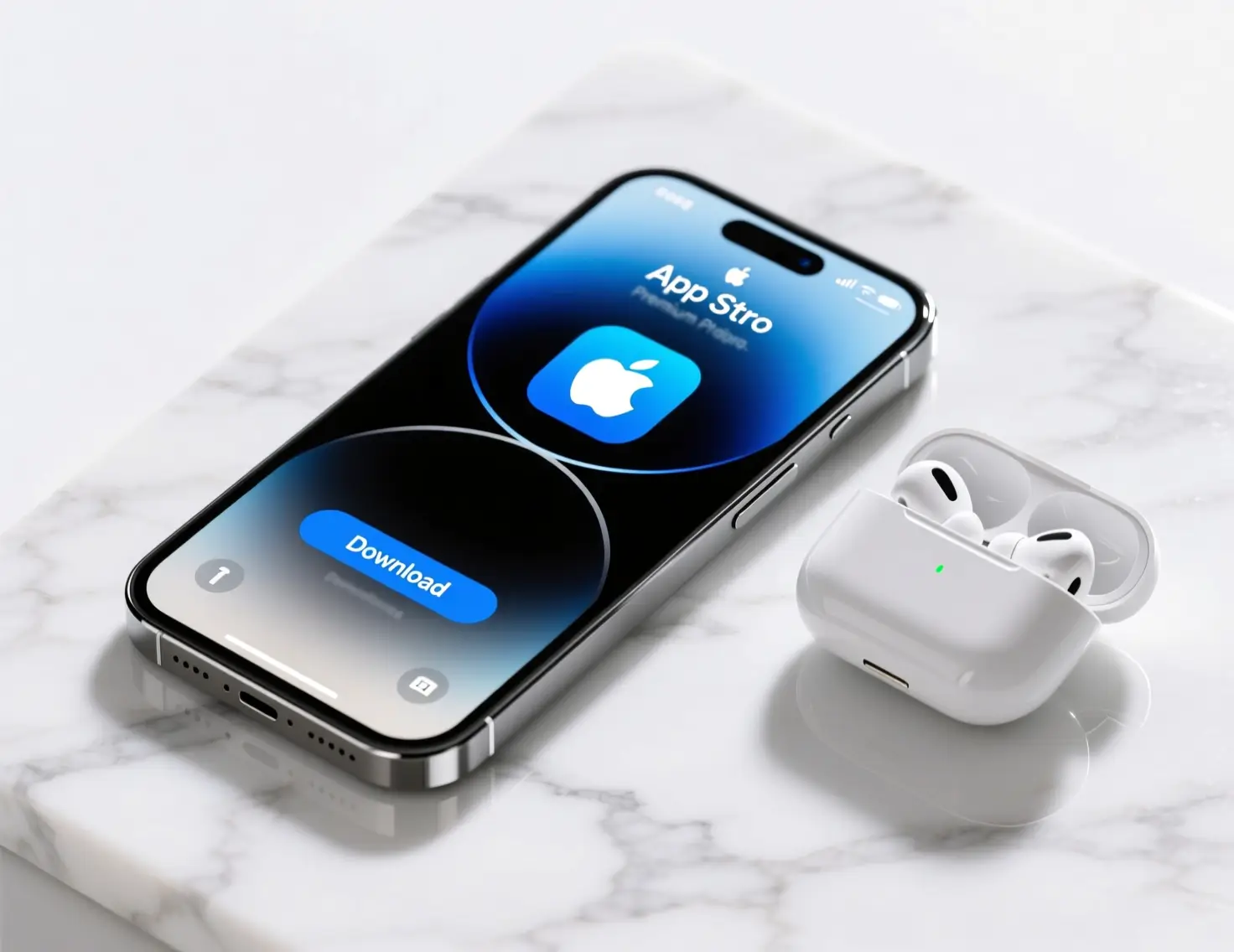 iPhone a mostrar página de app na App Store com botão de download